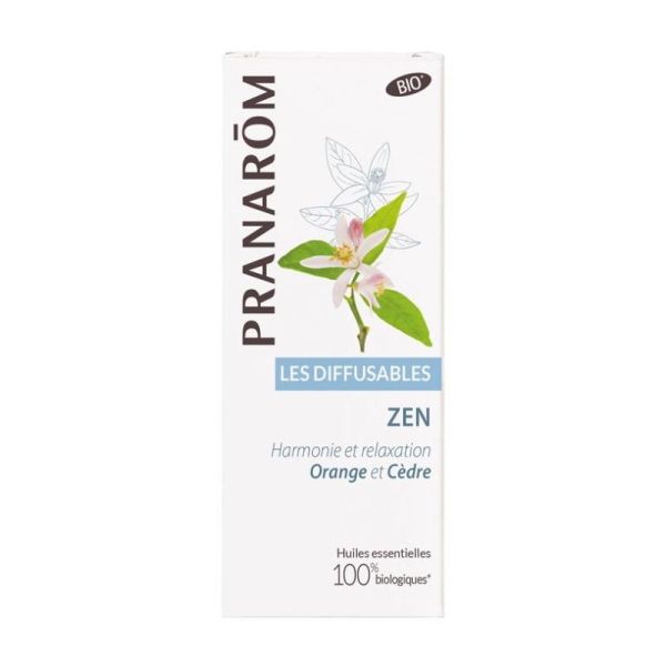 Pranarôm Les Diffusables Mélange d'Huiles Essentielles Zen Bio 30ml