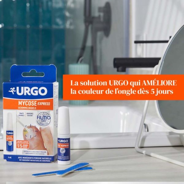 Urgo Filmogel Mycose Express - Traite La Mycose De L'ongle Et Renforce L'ongle - 4ml