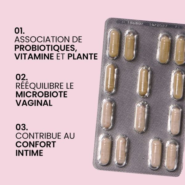 Naturactive Feminactiv Flore Intime 28 gélules – Confort intime et urinaire
