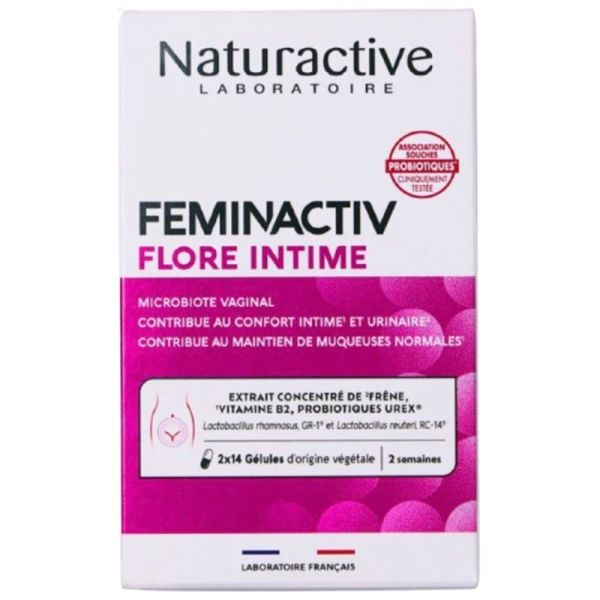 Naturactive Feminactiv Flore Intime 28 gélules – Confort intime et urinaire