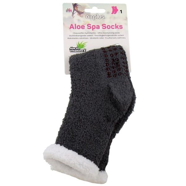 AirPlus Aloe Spa Socks Chaussettes Hydratantes Gris Anthracite - 39-42