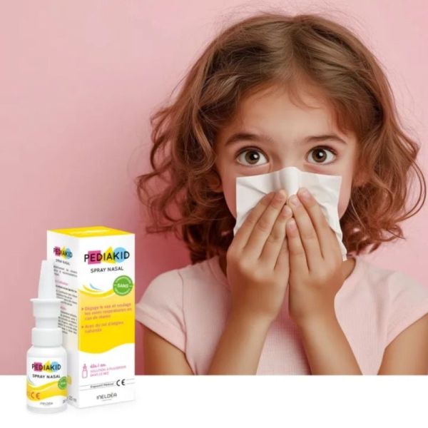 Pediakid Spray Nasal 20ml – Hygiène et confort respiratoire dès 1 an