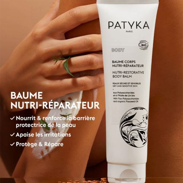 Patyka Body Baume Corps Nutri-Réparateur Bio 150ml – Nourrit et apaise