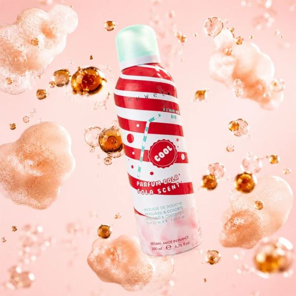Inuwet Mousse de Douche Cola 200ml – Mousse de douche chantilly hydratante et apaisante