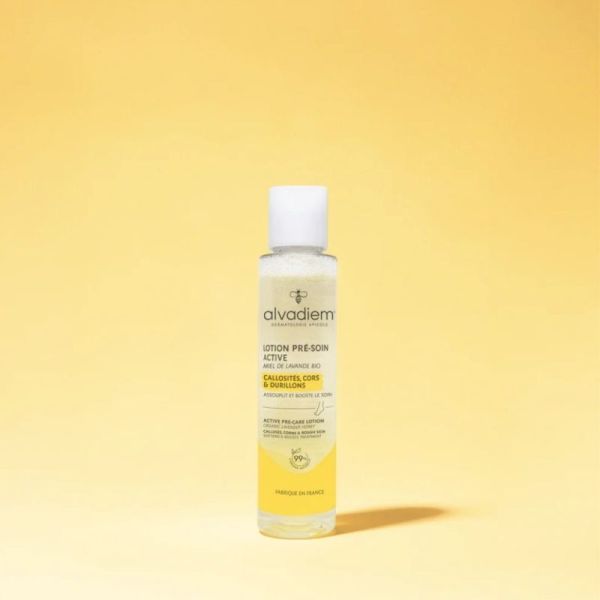 Alvadiem Lotion Pré-Soin Active 100ml - Assainit, rafraîchit et adoucit la peau des pieds