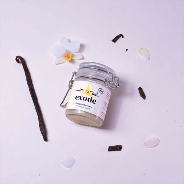 Exode Déodorant Baume Bio à l'Huile de Nigelle 50g Vanille – Efficacité 48h