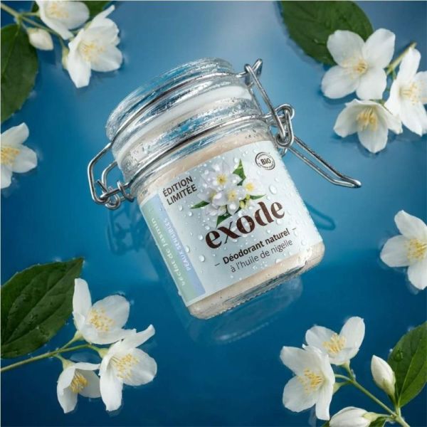Exode Déodorant Peau Sensible Éclat de Jasmin - Edition limitée 2026 à l'huile de nigelle