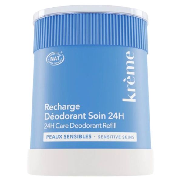 Krème Recharge Déodorant Soin 24h Recharge de 50g – Protection naturelle et peaux sensibles