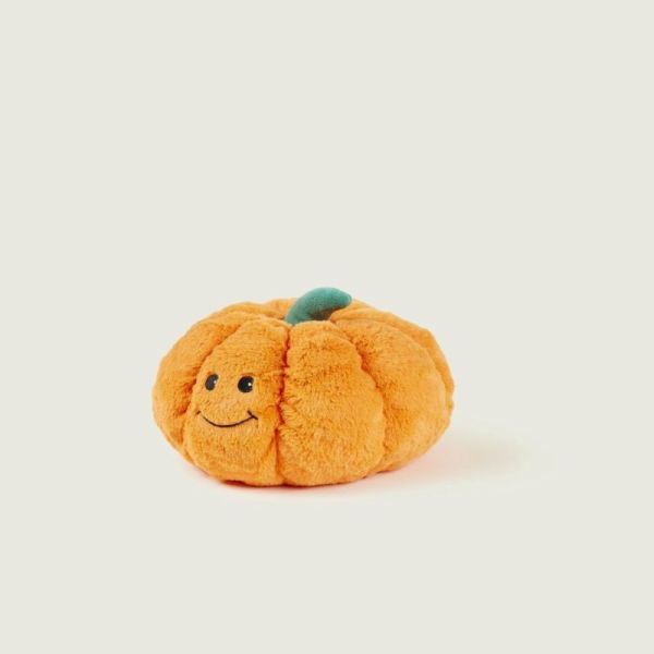 Soframar Warmies Bouillotte Peluche Citrouille 20 cm - Chaleur réconfortante et apaisante