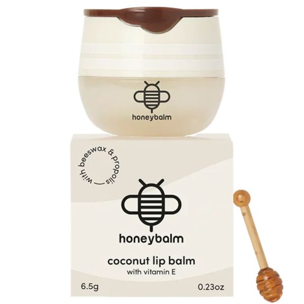 Honeybalm Coconut Baume Lèvres Coco 6.5g – Hydratation et souplesse