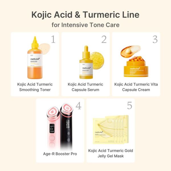 Medicube Crème Capsule Vita Curcuma et Acide Kojique 53g – Éclat et anti-taches