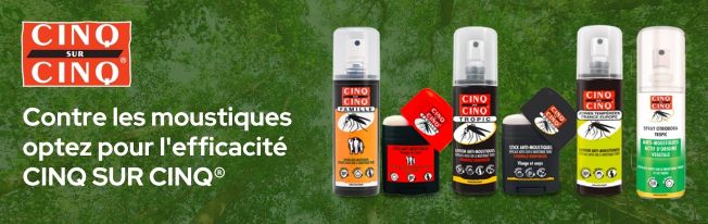 Cinq sur Cinq contre les moustiques