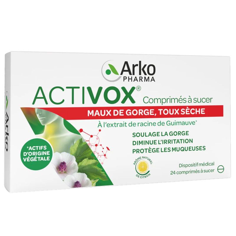 Activox® Comprimé à Sucer Citron - 24 comprimés