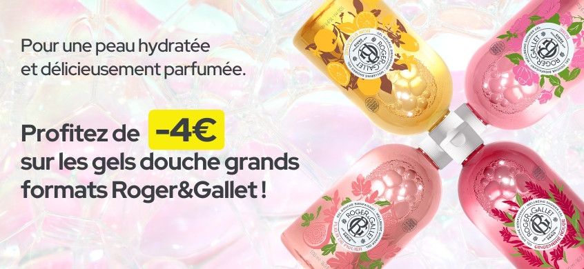 Roger&Gallet : -4€ sur les gels douches 500ml