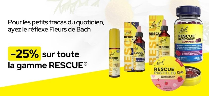 -25% sur la gamme RESCUE