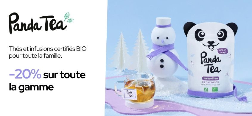 -20% sur Panda Tea