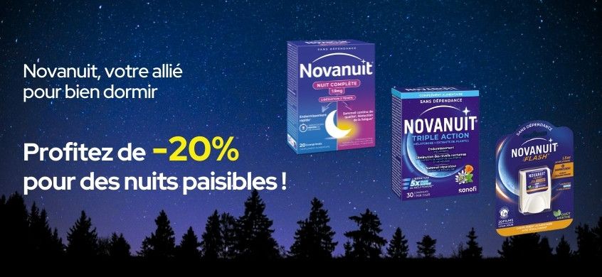 -20% sur la gamme Novanuit