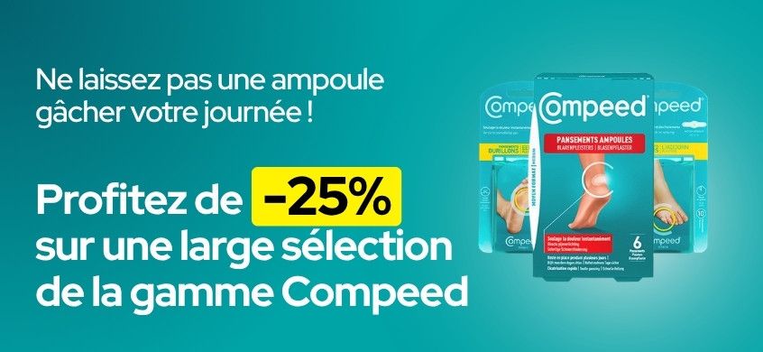 Compeed : Promotions sur les pansements ampoules
