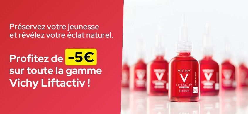 -5€ sur la gamme Vichy Liftactiv