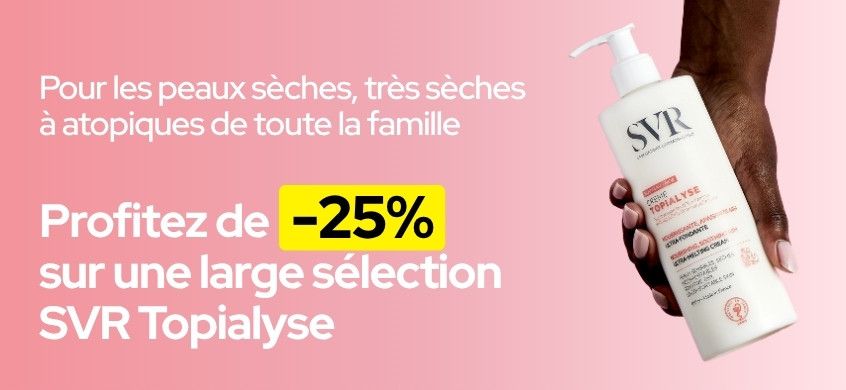 SVR Topialyse : -25% sur une large sélection