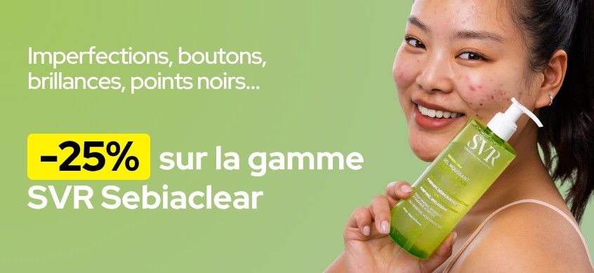 -25% sur les soins SVR Sebiaclear