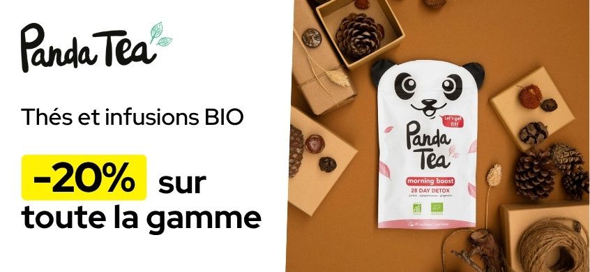 -20% sur les infusions Panda Tea